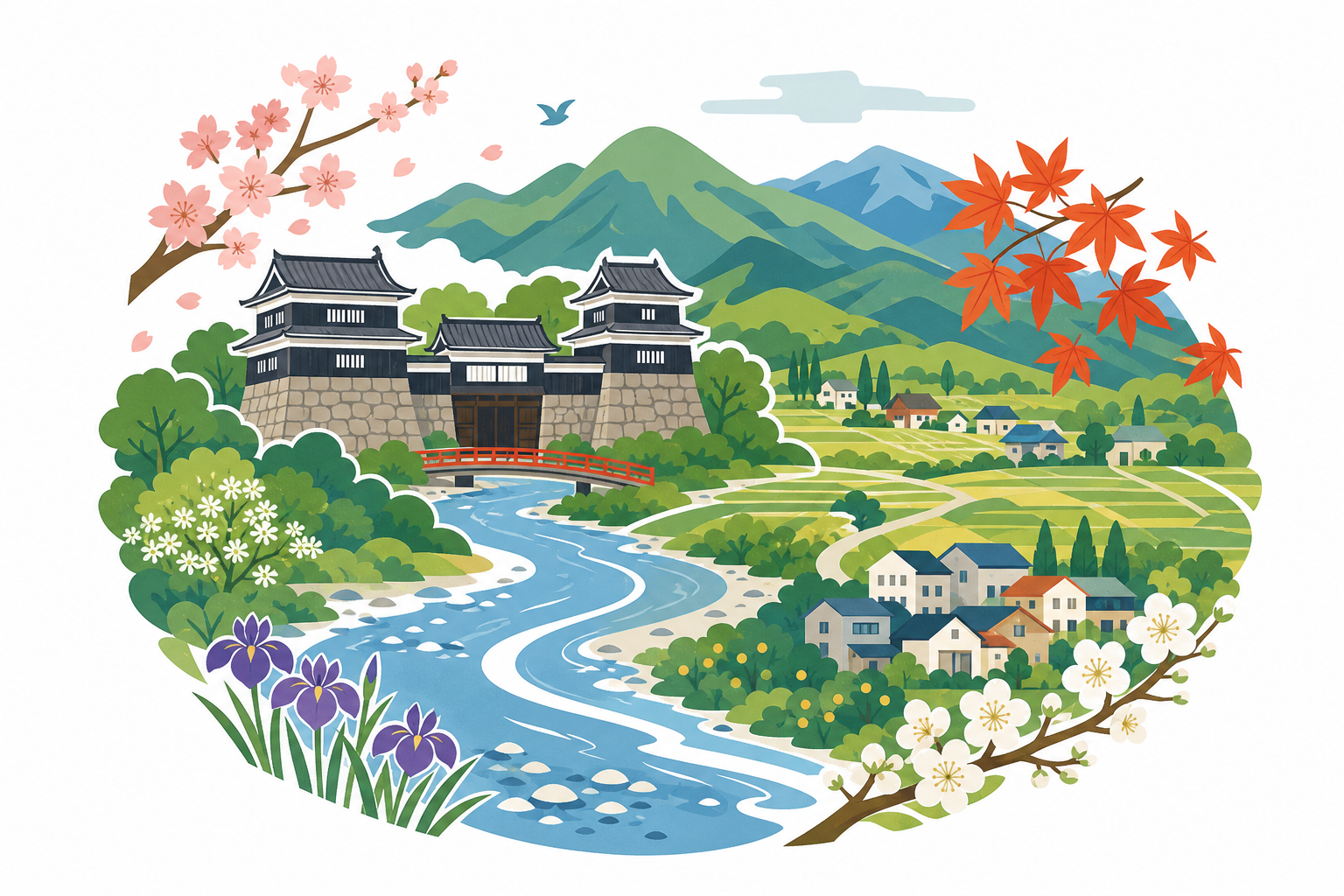 Nagano Citys Unique Charm Visual